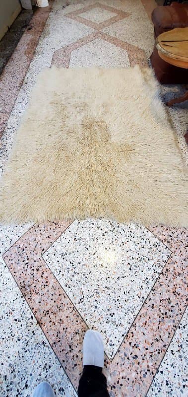 Ковёр из шерсти барана 2