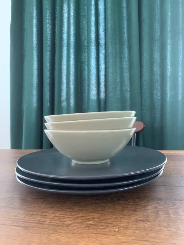 Набор тарелок IKEA, 3 плоских, 3 глубоких