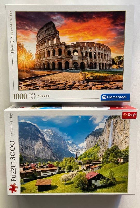 Пазлы Колизей 1000 шт, Горы 3000 шт