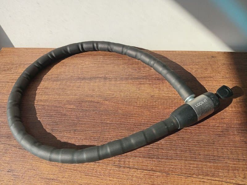 Большой толстый замок для велосипедов и самокатов 1