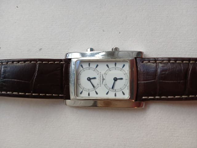 Часы LONGINES с двойным циферблатом