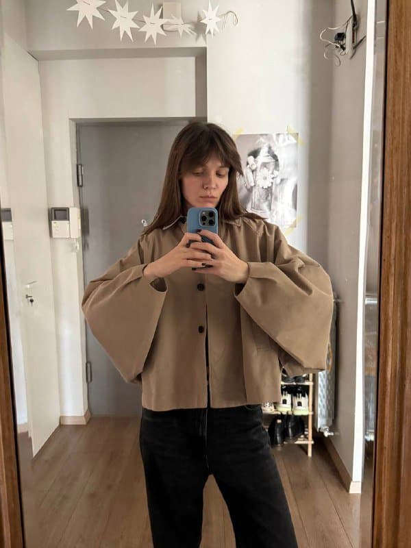 Тренч Zara XS-S, Коричневый тренч L мужской, Пиджак hm L, Стеганая куртка Vans L мужской, Худи Lyle & Scott L мужской 1