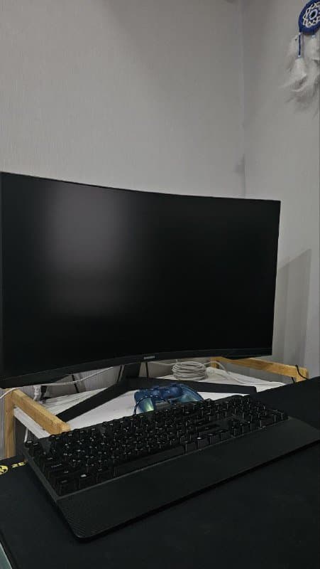 ПК комплект монитор, блок, клавиатура, мышь, микрофон, вебка 4