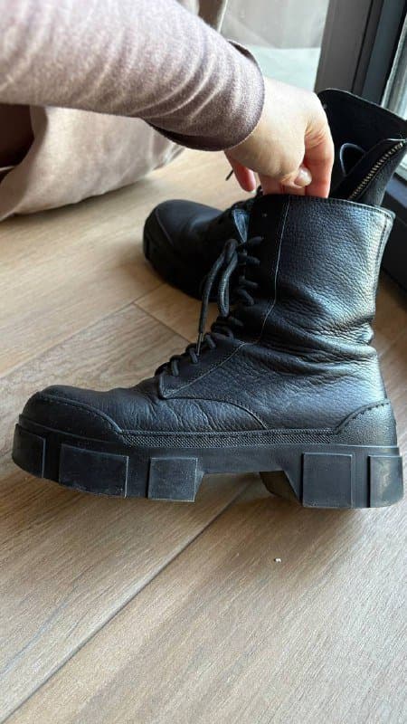 Кожаные ботинки vic matie, кожаные балетки vagabond 4