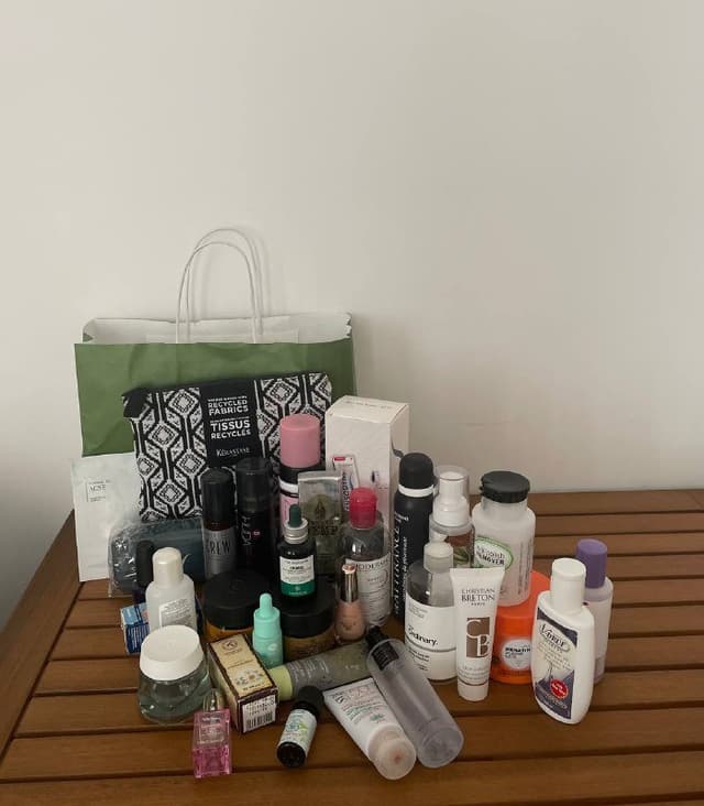 Большой пакет разной косметики