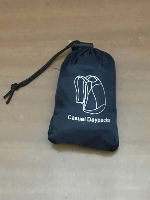 Чёрный рюкзак, синий и серый рюкзаки, спортивная сумка 5