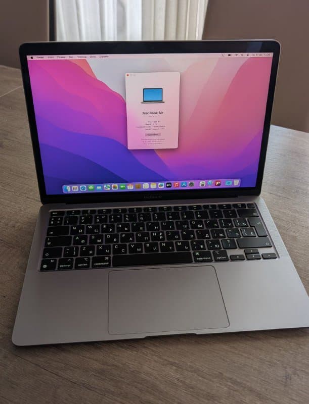 Macbook Air M1 16 RAM 256 SSD Space Gray
