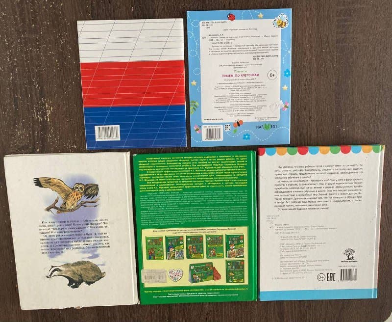 Пособия и книги для подготовки к школе и развития детей 5-8 лет 2