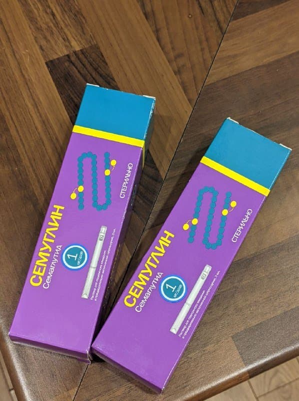 Семуглин (семаглутид), дженерик Оземпика, 2 упаковки