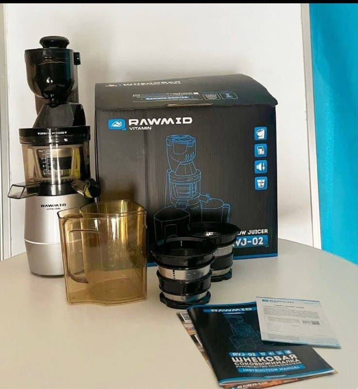 Две шнековые соковыжималки RAWMID Dream Modern JDM-80, RVJ-02 4