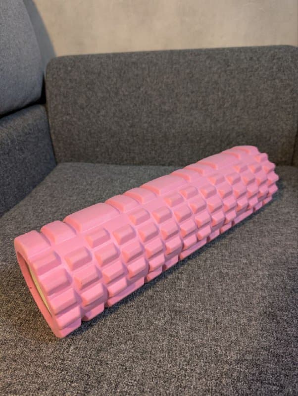 Коврик для йоги с дефектом, массажный ролл, гантели 2кг