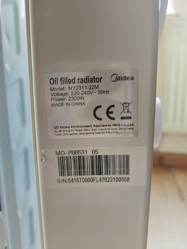 Обогреватель электрический Midea 3