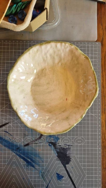 Керамическая подставка под горшки растений ручной работы 1