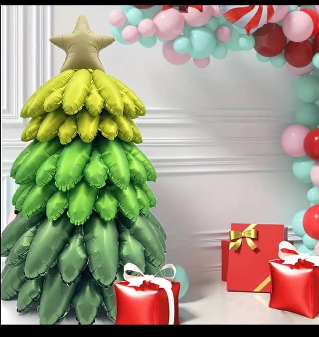 Набор для создания рождественской елки из воздушных шаров со звездой