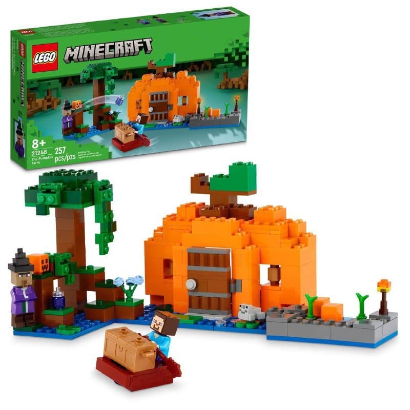 Lego Minecraft The deep dark battle, The armory, The mushroom house, The pumpkin farm 4