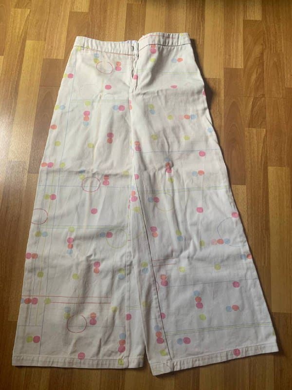 Широкие джинсы женские, трикотажные брюки