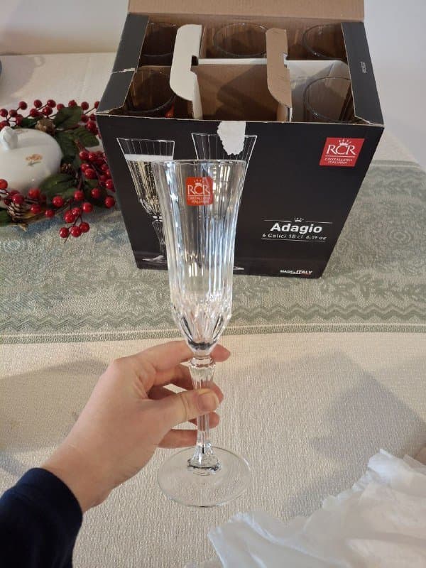 Бокалы для вина RCR Cristalleria Italiana Adagio