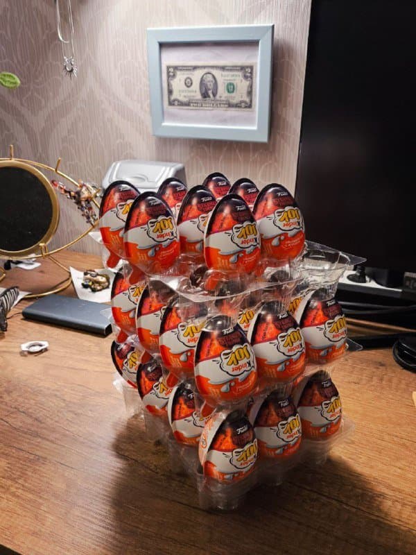 Яйца Киндер Джой Kinder Joy не вскрытые