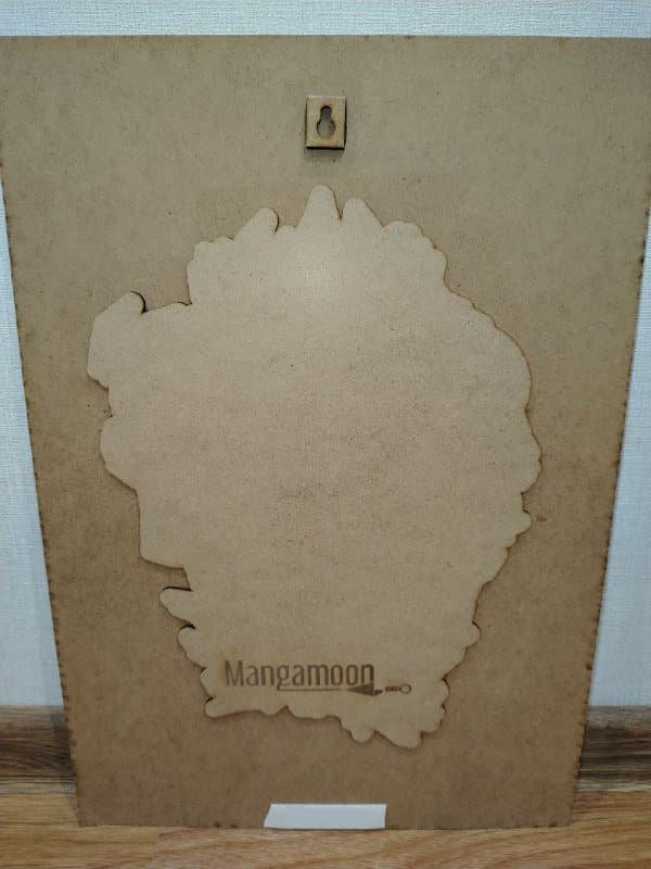 Деревянный портрет Хатаке Какаши 3