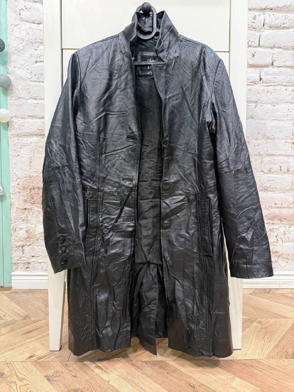 Кожаная рубашка, кожаный плащ 3