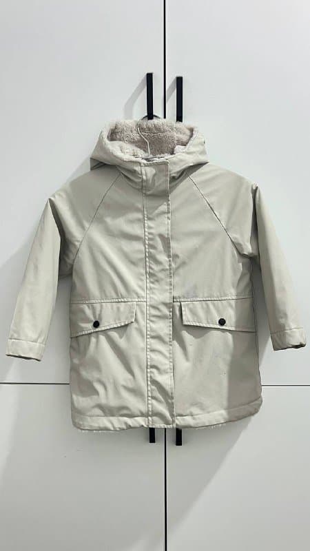 Непромокаемая парка ZARA с мехом детская