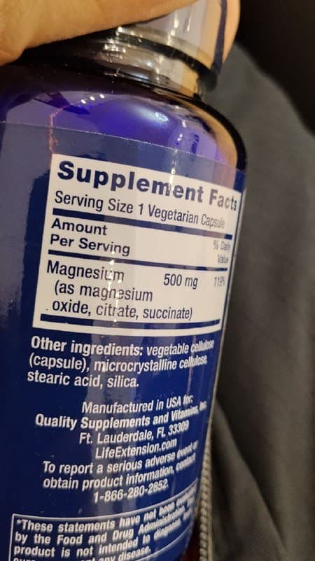 Магний капсулы 500 мг, 100 штук 2