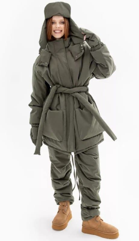 Женский пуховик куртка Oversize 46-50