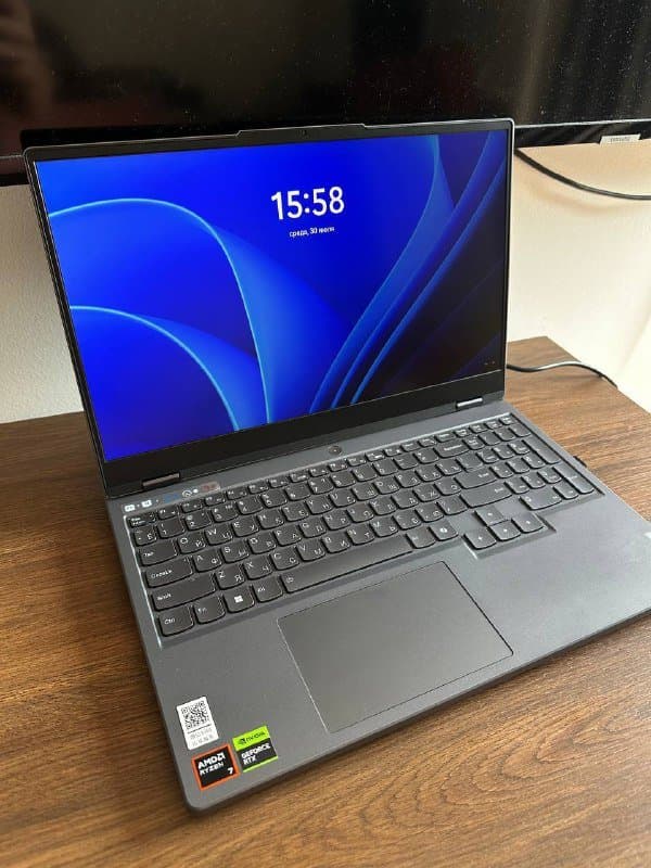 Игровой ноутбук Lenovo Legion 5 15.6" RTX 4060 AMD Ryzen 7 3