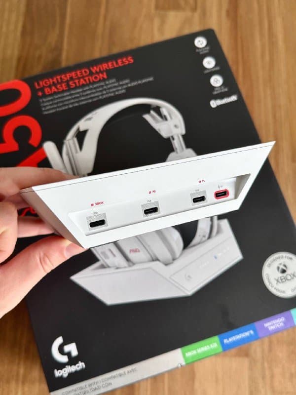 Игровая гарнитура Logitech Astro A50 белая 3