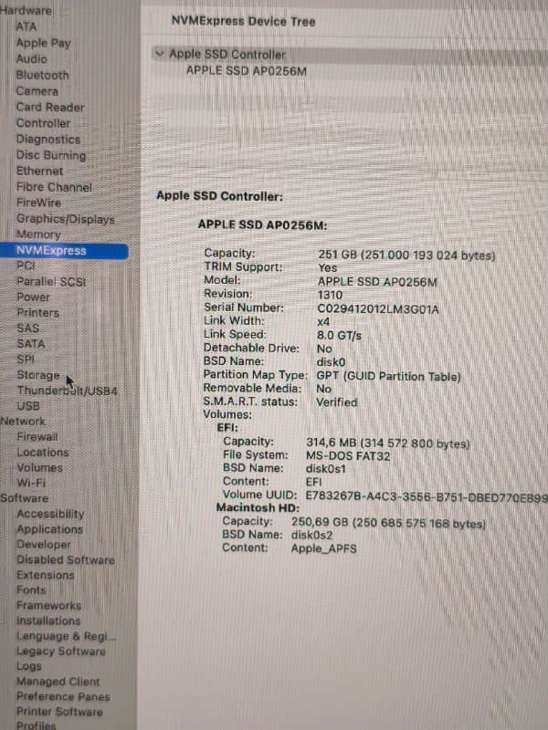 Macbook Pro 15 2019 i7 6 ядер 16 Гб SSD 256 Гб Radeon Pro 555x