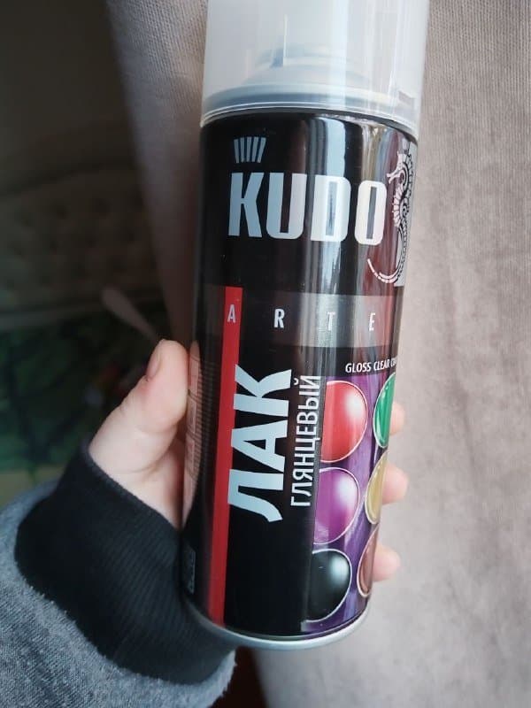 Лак акриловый глянцевый аэрозоль