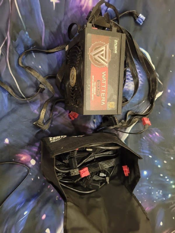 Блок питания Zalman 1200 ват с проводами