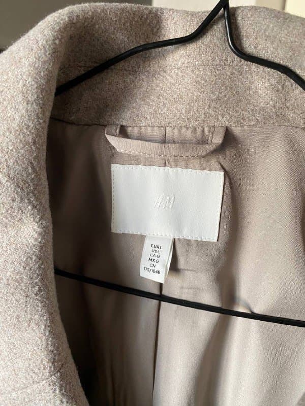 Пальто женское демисезонное H&M размер L 6