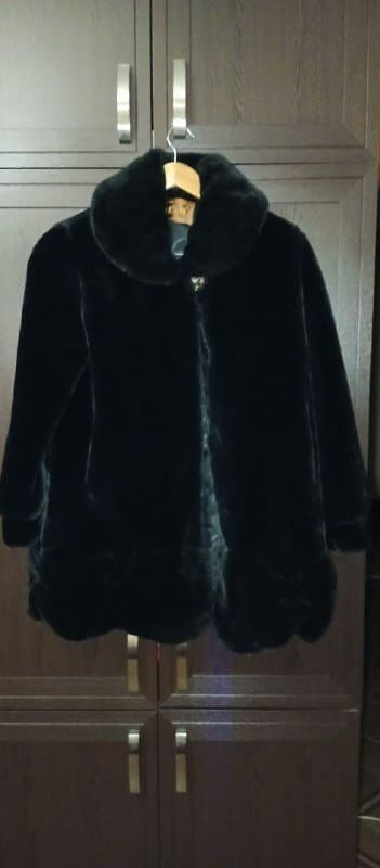 Шуба из натурального меха, Шуба непушистая 2