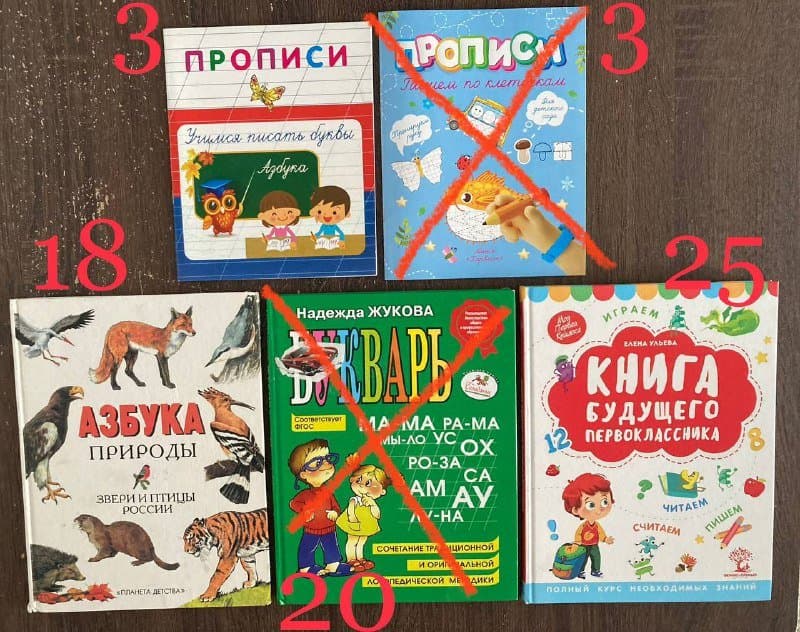 Пособия и книги для подготовки к школе и развития детей 5-8 лет 1