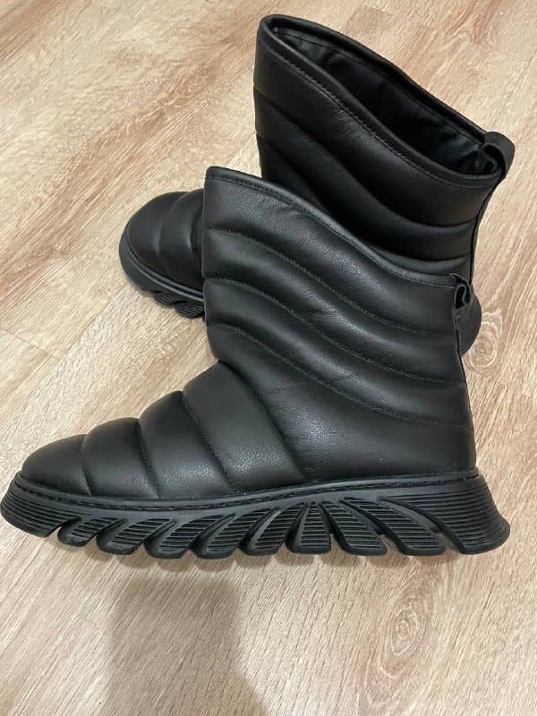 Кожаные зимние угги женские размер 39 5