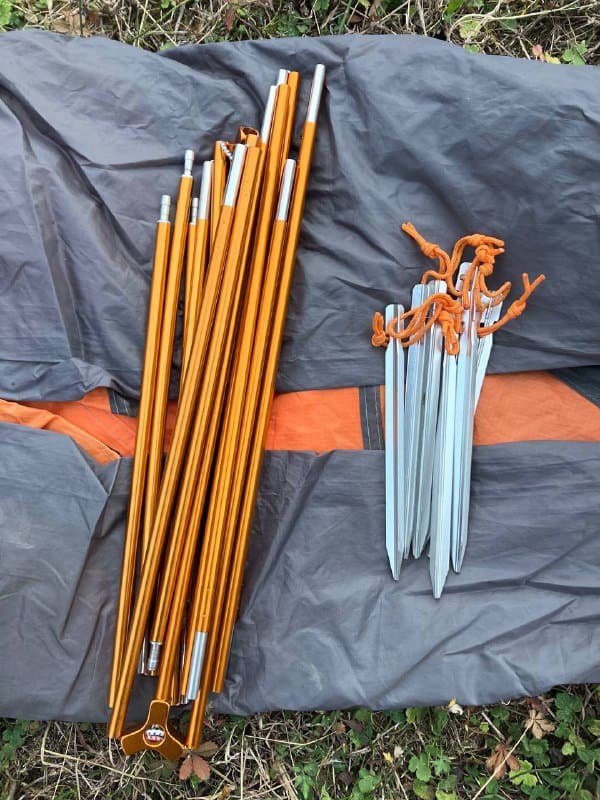 Одноместная туристическая палатка китайская копия MSR Hubba 3