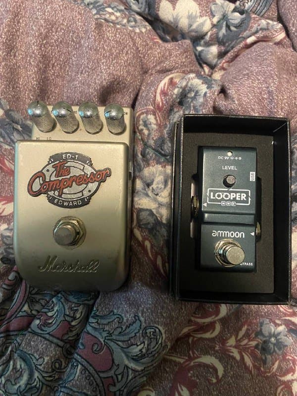 Marshall педаль компрессора, ammoon nano looper ap 09
