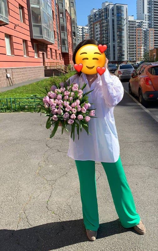 Брюки струящиеся зелёные 46 размер