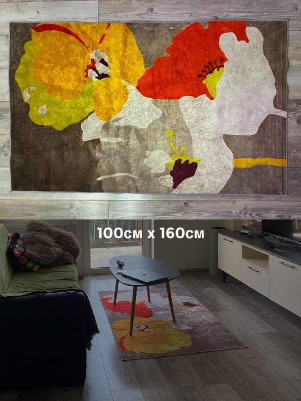 Светильник, Ковёр, Вязаные наволочки 2