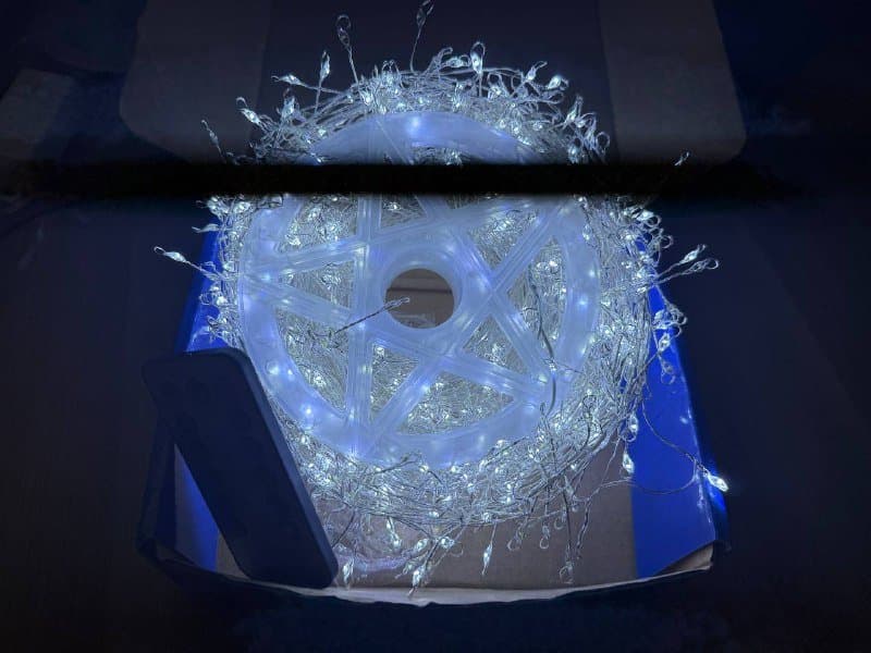 Рабочая гирлянда на пульте 30 метров 3