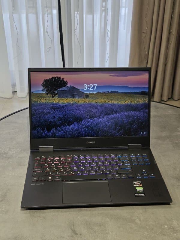 Игровой ноутбук HP Omen 15.6, Ryzen 5800H, RTX 3070, 32GB RAM