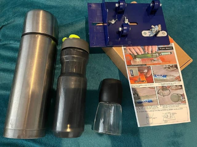 Термос, бутылка для воды, мельница для перца, стеклорез