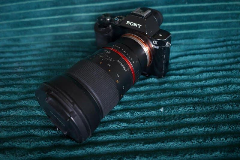sony a7s mkI, Samyang 35/1.4 AS UMC, ND ΡΠΈΠ»ΡΡΡΡ, dummy-Π±Π°ΡΠ°ΡΠ΅Ρ