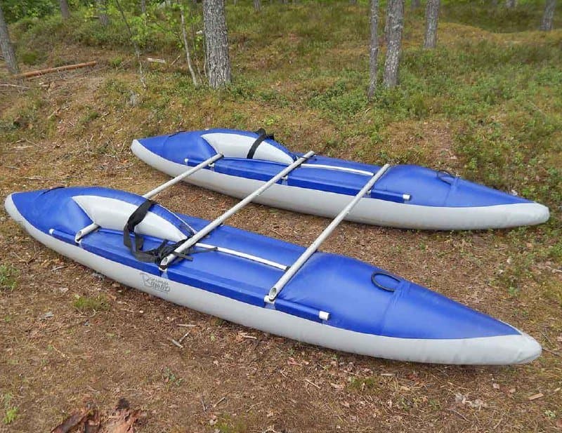 Двухместный бурноводный катамаран Каскад